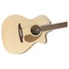 Fender Newporter Player Electro Acoustic, Champagne - body