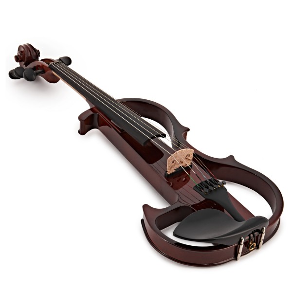5 String Electric Violin by Gear4music, Trans Red