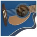 Fender Redondo Player Electro Acoustic, Belmont Blue - soundhole