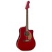 Fender Redondo Player Electro Acoustic, Candy Apple Red - left