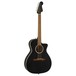 Fender Newporter Special Electro Acoustic w/ Bag, Matte Black - right