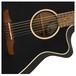 Fender Newporter Special Electro Acoustic w/ Bag, Matte Black - body