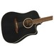 Fender Redondo Special Electro Acoustic w/ Bag, Matte Black - body