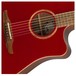 Fender Redondo Classic Electro Acoustic w/ Bag, Hot Rod Metallic - soundhole