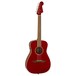 Fender Malibu Classic Electro Acoustic w/ Bag, Hot Rod Metallic - right