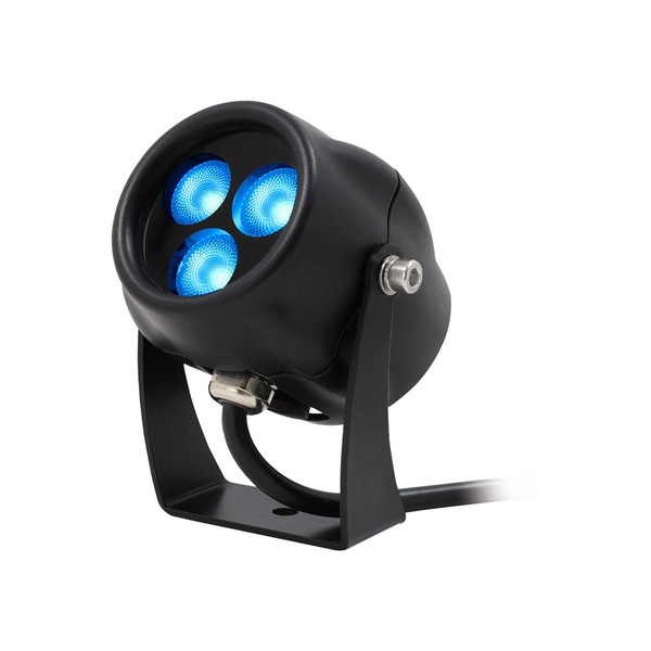 LEDJ Aspect Exterior Light Blue Feature Light, 3W, Lit