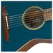 Fender Malibu Classic Electro Acoustic w/ Bag, Cosmic Turquoise - soundhole