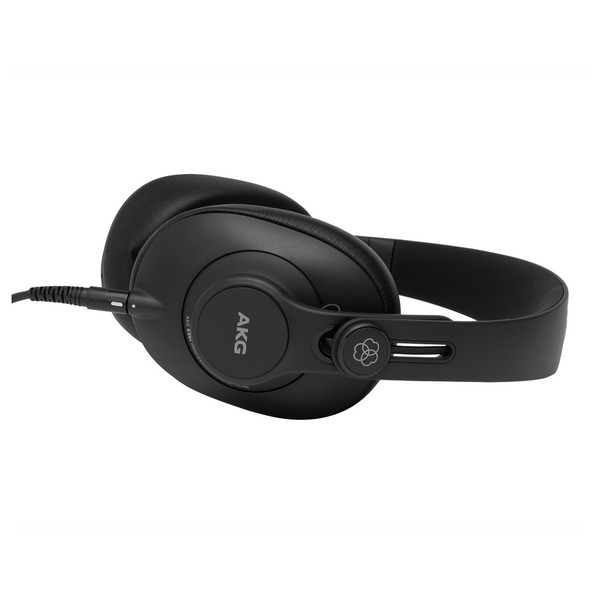 AKG K361 Closed Back Headphones, Side, Laid Down