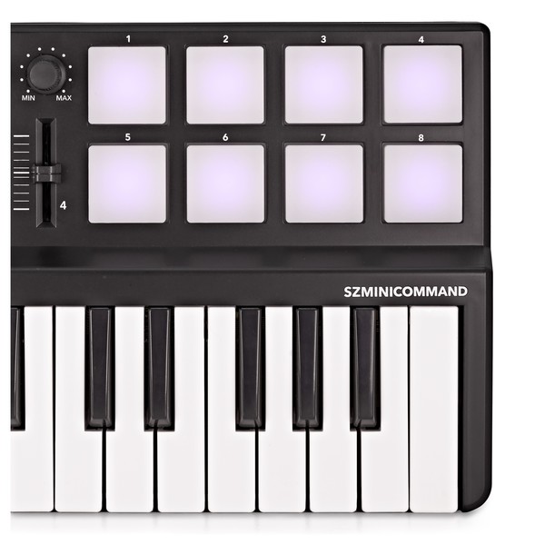 SubZero MINI-COMMAND Controller and MIDI Keyboard