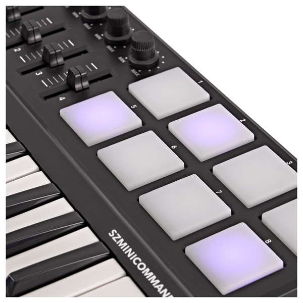 SubZero MINI-COMMAND Controller and MIDI Keyboard