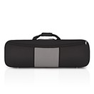 GSJ Two Tone Oblong Violin Case, 4/4, Black and Grey
