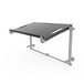 Gravity K2 LTS 2 T Utility Shelf for Second Tier Keyboard Stand Addon, Pictured on Stand 1