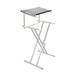 Gravity K2 LTS 2 T Utility Shelf for Second Tier Keyboard Stand Addon, Pictured on Stand, Full View 2