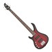 RedSub IN Left Handed Bass Guitar, Trans Red Burst main