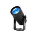 LEDJ Event Spot Rapid RGBW LED Pin Spot, Front Angled Upright, Lit