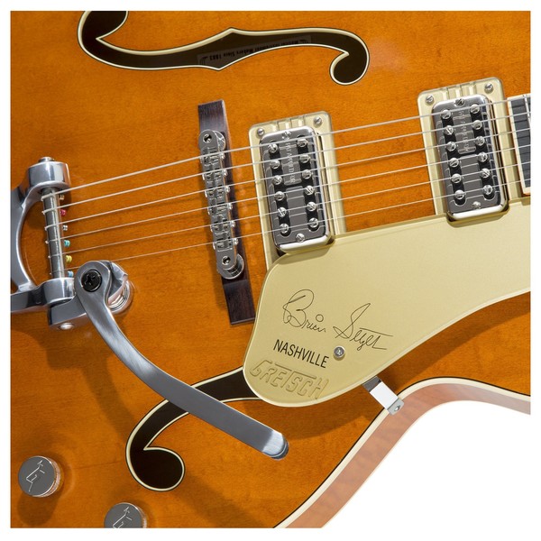 Gretsch G6120T Brian Setzer Nashville Hollowbody '59 Smoke, Orange - pickups