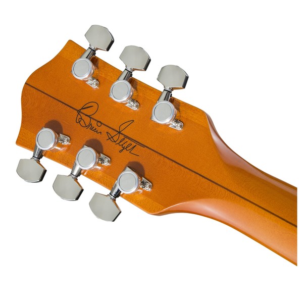 Gretsch G6120T Brian Setzer Nashville Hollowbody '59 Smoke, Orange - headstock back