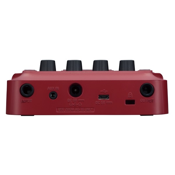Zoom B1 FOUR Bass Multi-Effects Pedal Back