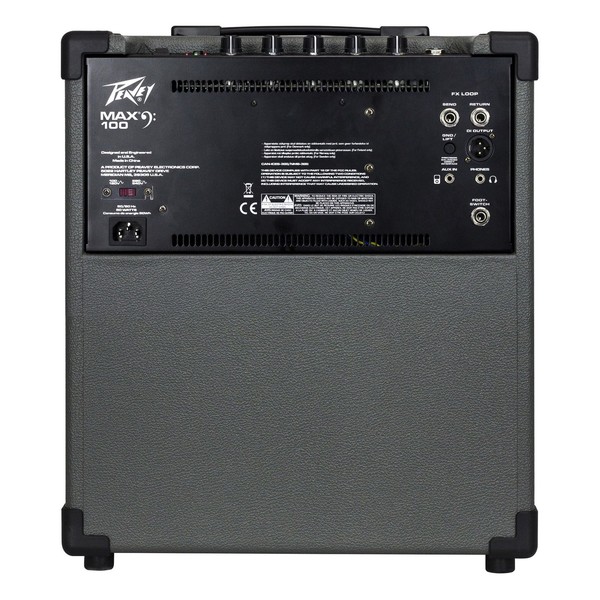 Peavey Max 100 1x10 Bass Combo - back