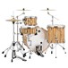 Mapex Mars 24'' 4pc Big Beat Drum Kit, Driftwood - behind