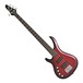 RedSub IN Left Handed Bass Guitar, Trans Red Burst main