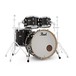 Pearl Session Studio Select 4pc 22'' Shell Pack w/Bags, Piano Black - shell pack