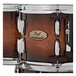 Pearl Session Studio Select 4pc 22'' Shell Pack, Gloss Barnwood Brown - rack tom close