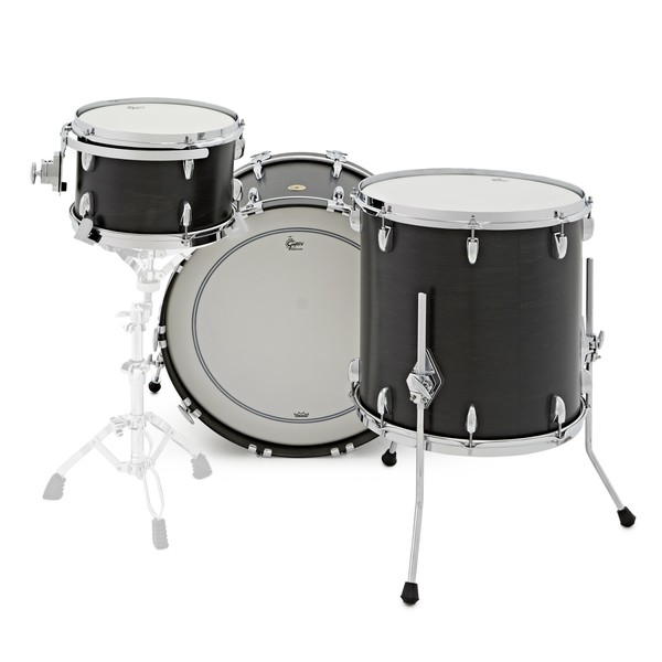 Gretsch USA Broadkaster 22'' 3pc Shell Pack, Satin Ebony