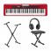 Casio CT S200 Przenośny pakiet klawiatury CT S200, czerwony
