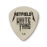 Dunlop James Hetfield Flow White Fang Pick 1.0mm, 6 Pack