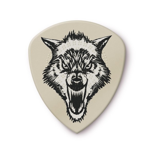 Dunlop James Hetfield Flow White Fang Pick 1.0mm, 6 Pack - back