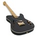 Fender FSR Telecaster Deluxe Thinline, Satin Black w/ Gold Hardware angle