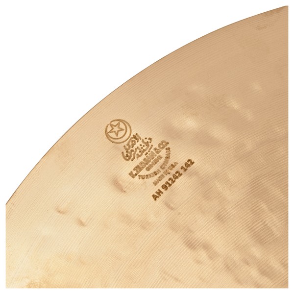 Zildjian 17" K Sweet Crash Cymbal close2