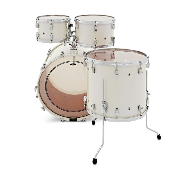 Yamaha Absolute Maple Hybrid 22" 4pc Shell Pack, Polar White back