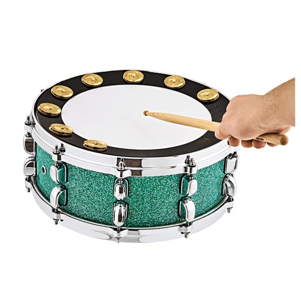 Meinl Percussion Backbeat Pro Tambourine 14", Black