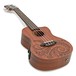 Luna Tattoo Electro Concert Ukulele, Mahogany