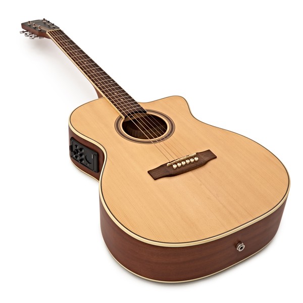 Hartwood Prime Single Cutaway Electro Acoustic Guitar, Natural