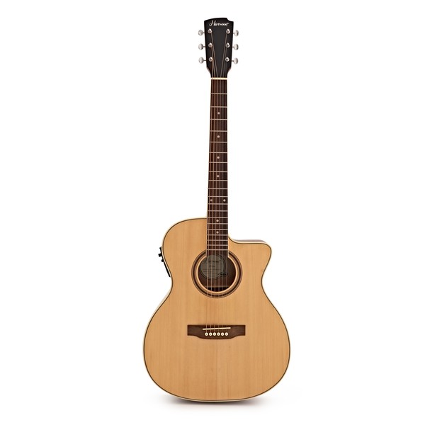 Hartwood Prime Single Cutaway Electro Acoustic Guitar, Natural