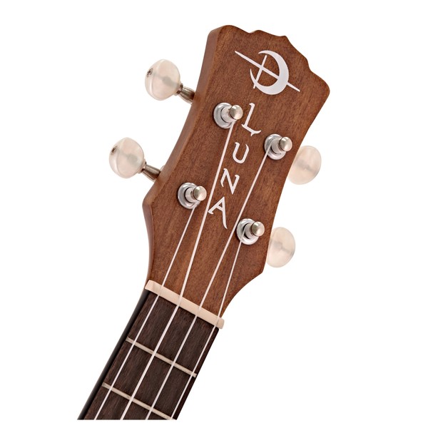 Luna Maluhia Concert Ukulele, Mahogany head