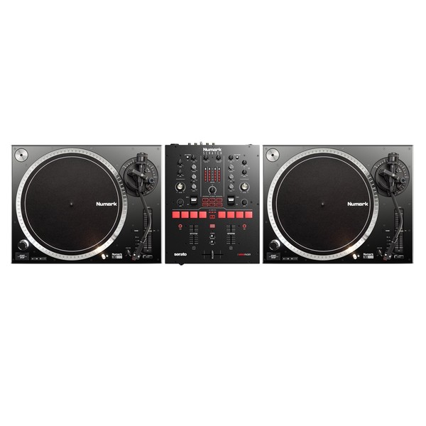 Numark NTX1000 Turntable and Scratch Mixer Bundle - Full Bundle