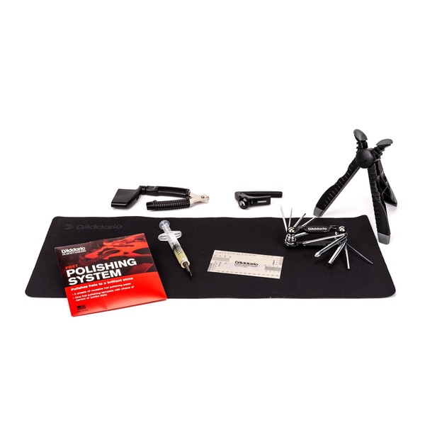 D'Addario Bass Maintenance Kit - tools out