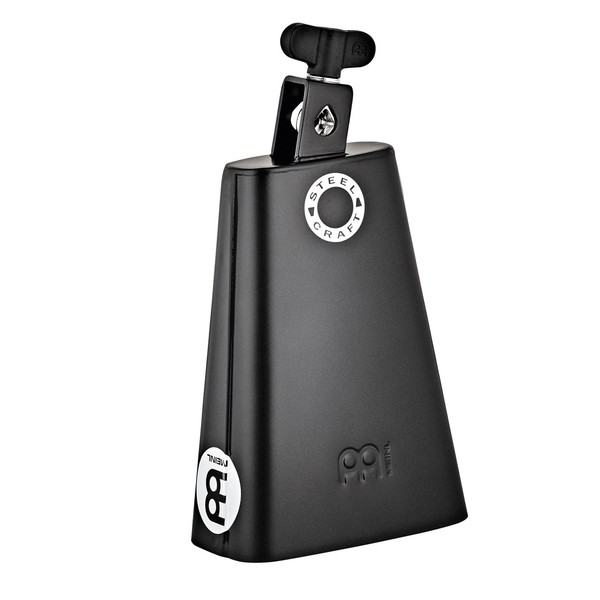 Meinl Percussion Steel Craft Line Cowbell 7", Big Mouth, Black