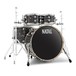 Natal Cafe Racer 22'' 4pc Shell Pack, Black Swirl main