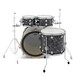 Natal Cafe Racer 22'' 4pc Shell Pack, Black Swirl back