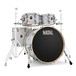 Natal Cafe Racer 22'' 4pc Shell Pack, White Swirl main