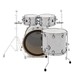 Natal Cafe Racer 22'' 4pc Shell Pack, White Swirl back