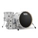 Natal Cafe Racer 22'' 4pc Shell Pack, White Swirl shell