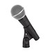 Shure SM48 Dynamic Microphone - Angled Left in Clip
