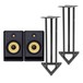 KRK ROKIT RP8 G4 Studio Monitors with Stands - Full Bundle