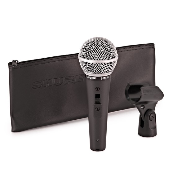 Shure SM48S Microfone Dinâmico + Interruptor na Gear4Music.com